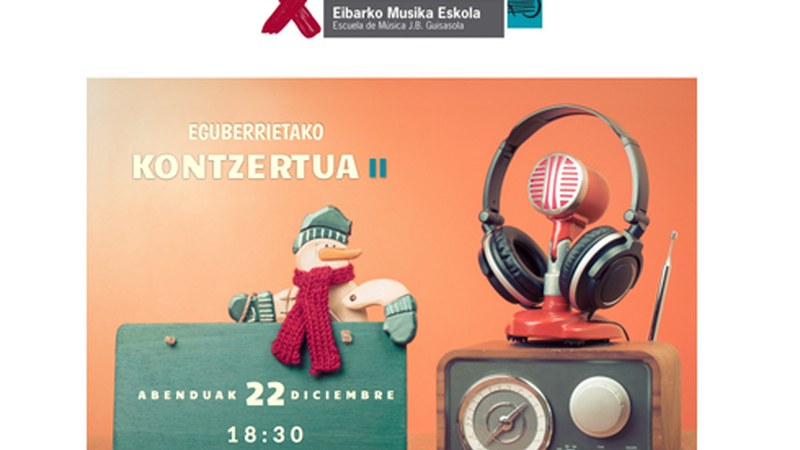 Gaur egingo dute eguberrrietako bigarren kontzertua Musika Eskolako ikasleek