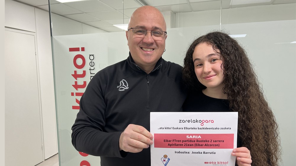 Gaur banatu du ...eta kitto! Euskara Elkarteak bazkideentzat antolatutako sei zozketetatik lehena