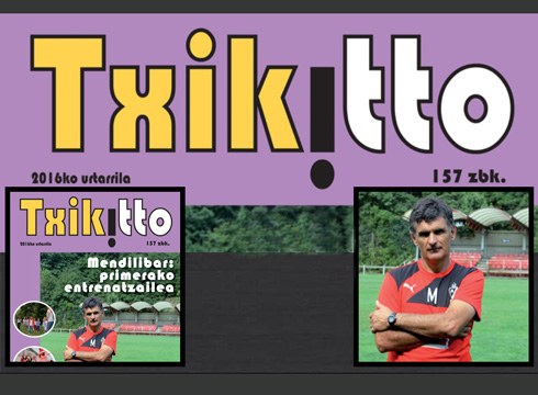 Banatu dugu Txikitto! hilabetekariaren urtarrileko alea herriko ikastetxeetan