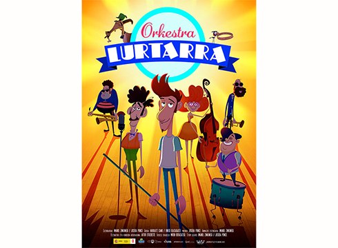 Gaur estreinatu den “Orkestra lurtarra” haurrentzako euskarazko filma emango dute asteburuan Coliseo antzokian