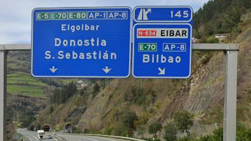 Gaur gauean AP-1 eta AP-8 autobideen arteko lotunea itxiko da Maltzagan, Bilbo noranzkoan