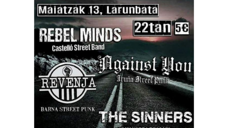 Gaur gauean lau taldek jardungo dute zuzenean Gaztetxean