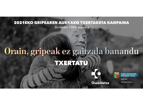 Gaur hasi da gripearen aurkako txertaketa kanpaina, arrisku handiko herritarrekin