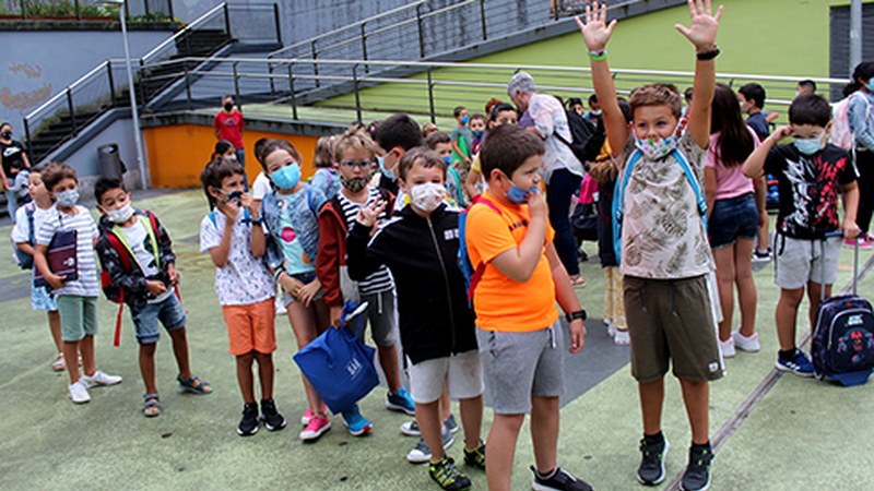 Gaur hasi dute kurtso berria herriko ikastetxe gehienetan