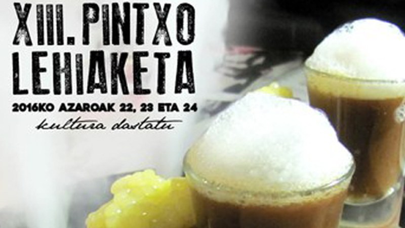 Gaur hasiko da Eibarko Tabernarien Arteko XIII. Pintxo Lehiaketa