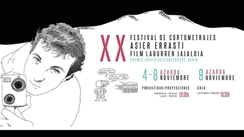 Gaur hasiko dira Asier Errasti film laburren jaialdiko proiekzioak, 20:00etan Coliseoan