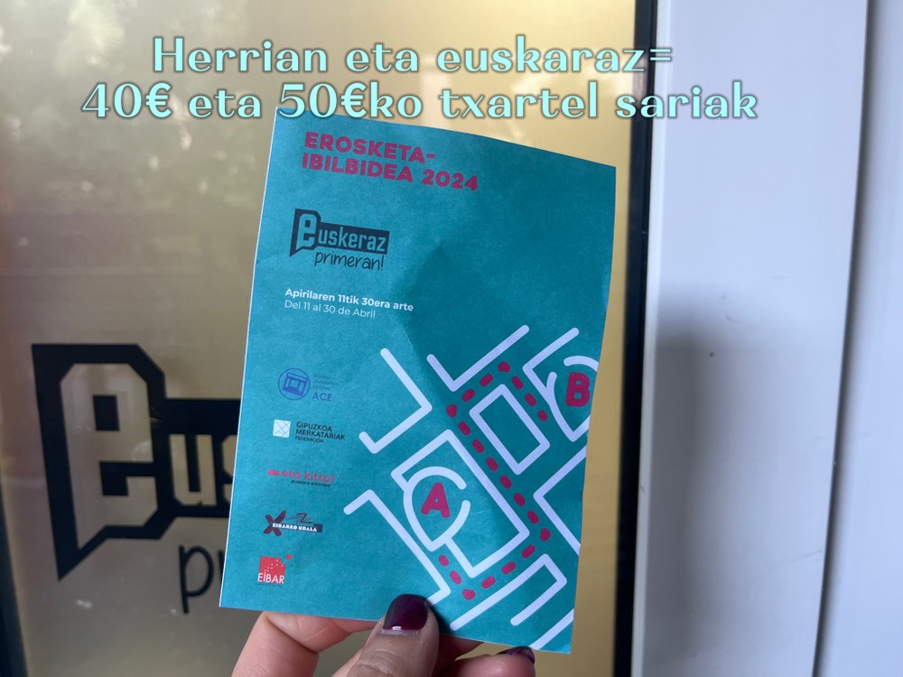 Gaur hasten da erosketen ibilbidea