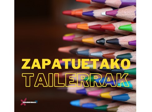 Gaur zabaldu da Zapatuetako Tailerretan izena emateko epea 5-11 urte bitarteko haurrentzat