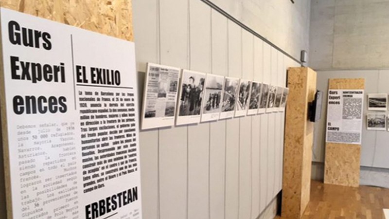 Gaur zabalduko dute Gurs experience’ erakusketa Portalean