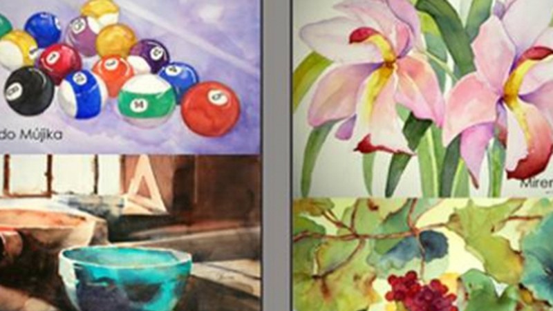 Gaurtik aurrera akuarelak ikusgai Untzaga jubilatu etxean