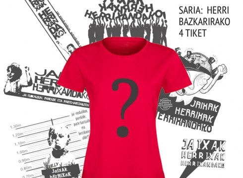 Gazte Egunerako kamisetak aukeratzeko bozkaketa hastear