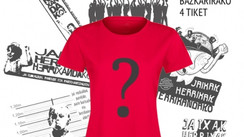 Gazte Egunerako kamisetak aukeratzeko bozkaketa hastear