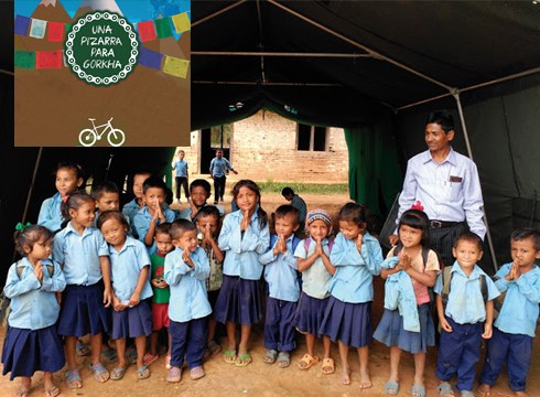 Geldialdia Eibarren egingo du Nepalera bizikletan joango den Gergori Ayarzaguenak