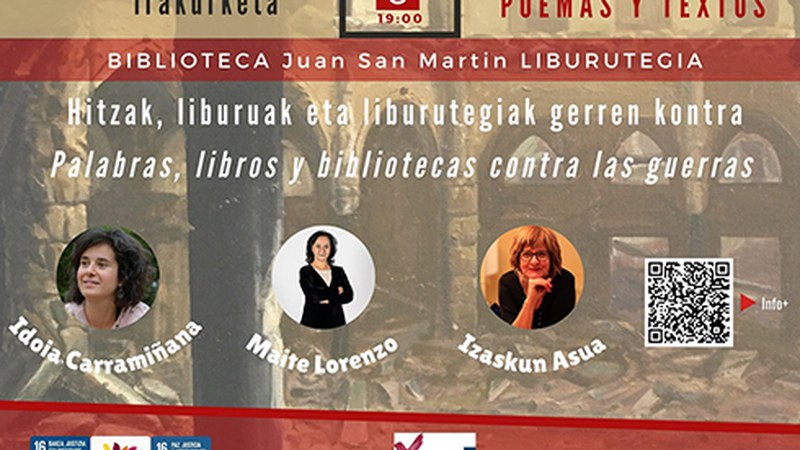Gerraren kontrako testuak eta poemak irakurriko dituzte barixaku arratsaldean Portalean