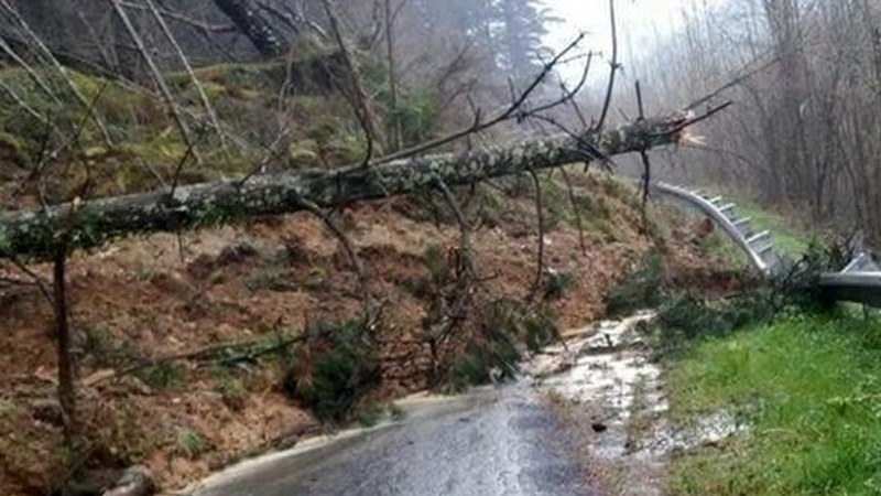 GI-3950 errepidea Ixua eta Etxeberria bitartean itxi dute, lurjausiarengatik