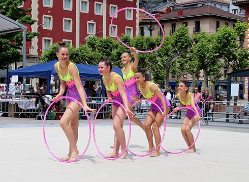 Gimnasiaren Eguna hartu zuen Untzagak zapatuan, Ipurua Gimnasia Erritmikaren eskutik