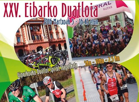Gipuzkoako duatloi txapelketa jokoan zapatuan izango den 25. Eibarko Duatloian