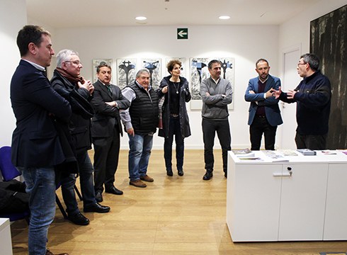 Gipuzkoako Foru Aldundiaren bisita herriko gaiei errepasoa egiteko