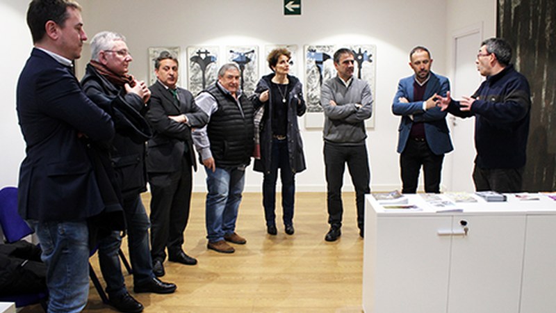 Gipuzkoako Foru Aldundiaren bisita herriko gaiei errepasoa egiteko