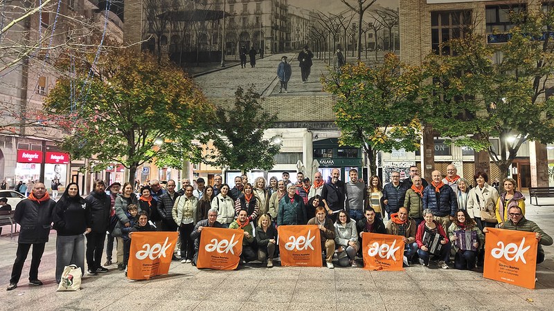 Giro ederrean ospatu dute Gaztainerre AEK euskaltegikoek