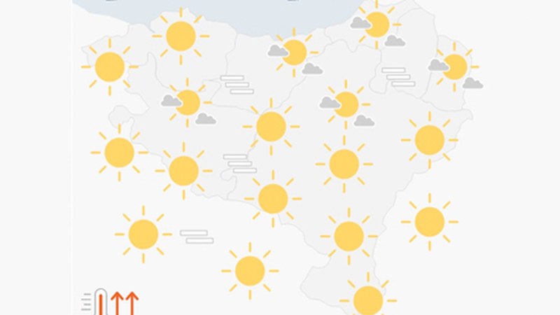 Giro eguzkitsuarekin hasiko dugu asteburua, goibel amaitzeko