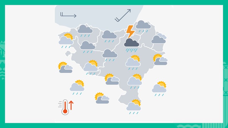 Giro epel eta umela egongo da