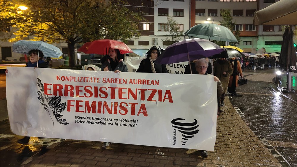 Gizonen arteko “konplizitate isila” salatu dute baita Eibarren ere