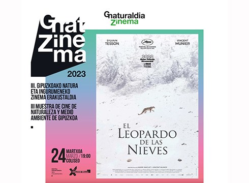 Gnat Zinemaren eskutik “El leopardo de las nieves” filmaren emanaldia eta solasaldia egingo dira gaur Coliseon