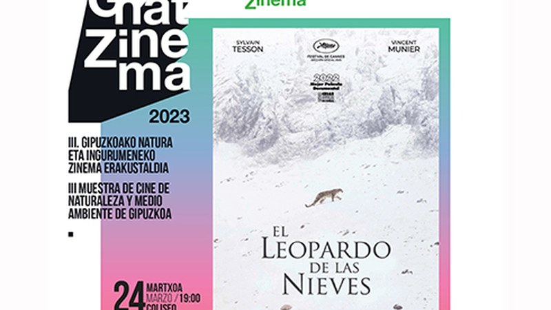 Gnat Zinemaren eskutik “El leopardo de las nieves” filmaren emanaldia eta solasaldia egingo dira gaur Coliseon