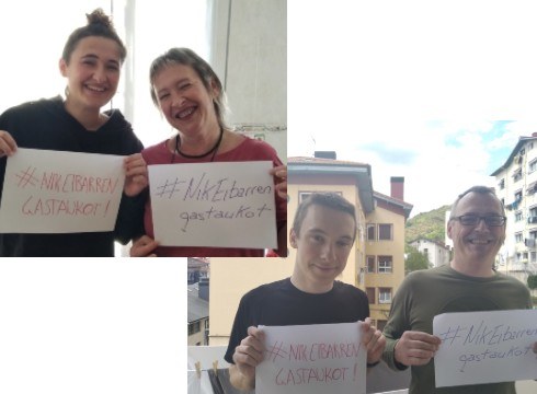 Gora gure familiak! #nikEibarrengastaukot geldiezina da