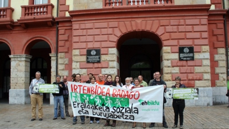 Greba deialdiari babesa emateko manifestazioa egingo da Eibarren hilaren 25ean