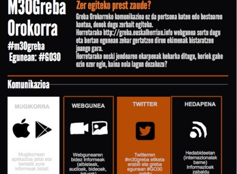 Greba orokorrarekin bat egin dugu ...eta kitto!-ko beharginok