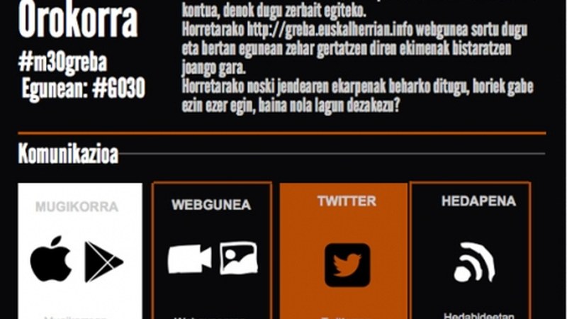 Greba orokorrarekin bat egin dugu ...eta kitto!-ko beharginok