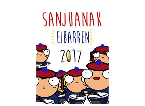 "Gu eta gutarrak!" izenburuko lanak irabazi du San Juan jaietako kartel lehiaketa