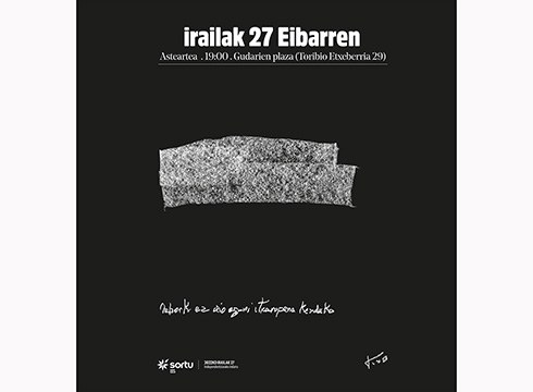 Gudari Eguna ospatzeko ekitaldia antolatu du Sortuk bihar arratsalderako