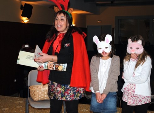 Gurasoak Berbetan-ekoek ederto pasatu zuten Itziar Gameroren ipuinekin