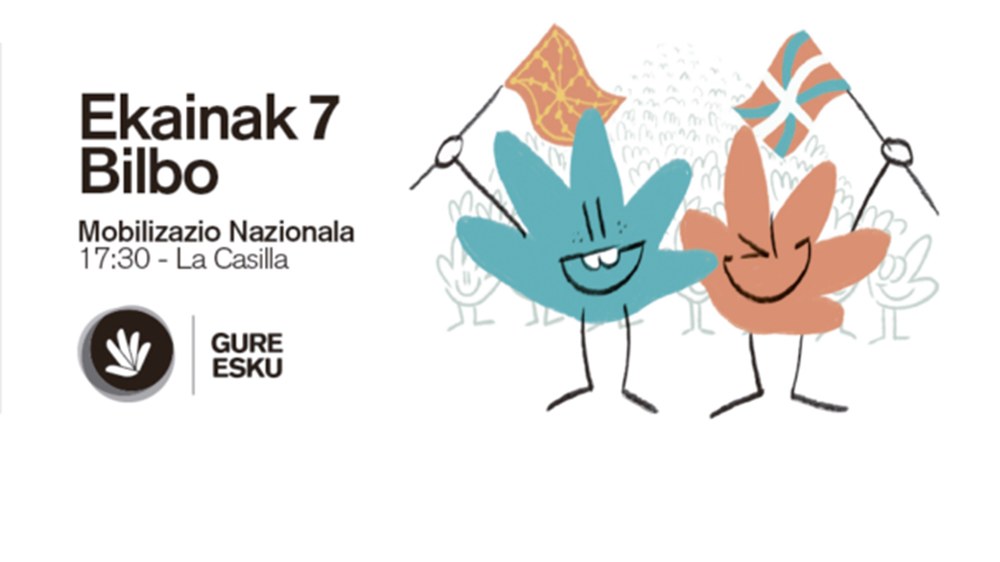 Gure Eskuk bi autobus jarriko ditu Bilbon egingo den mobilizazio nazionalera joateko