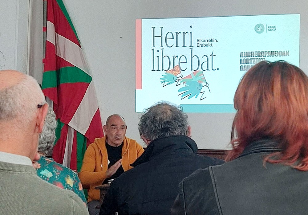 Gure Eskuk "Herri libre bat" kanpaina aurkeztuko du gaur arratsaldean Soraluzen