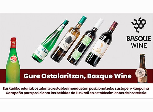 “Gure Ostalaritzan, Basque Wine” programa ipiniko dute martxan bertoko edariak sustatzeko