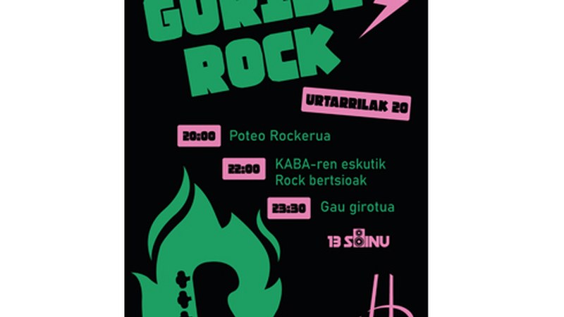 "Guridi Rock" jaia antolatu dute zapaturako