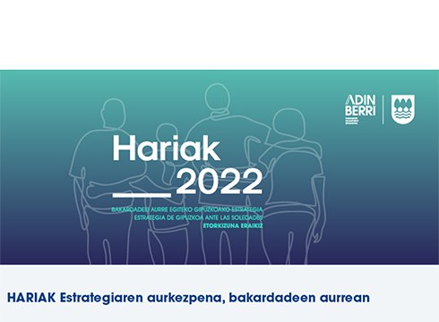 Hariak, bakardadeari aurre egiteko Gipuzkoako estrategia aurkeztuko dute gaur arratsaldean
