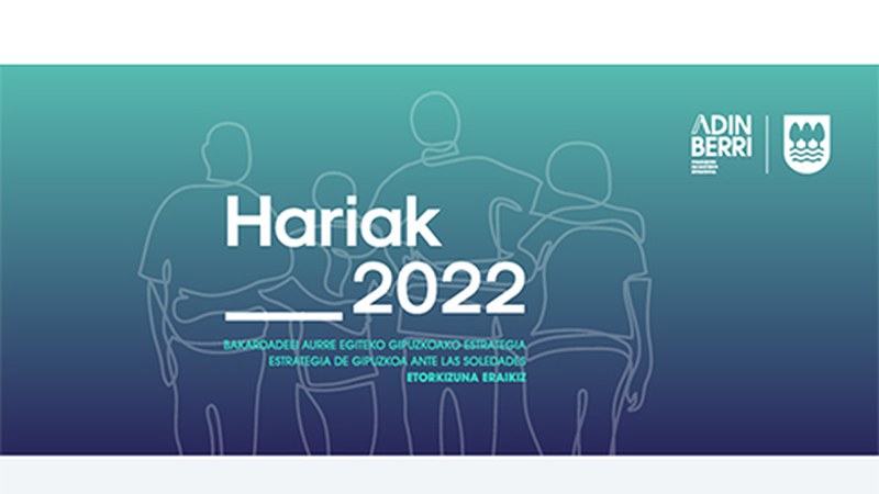 Hariak, bakardadeari aurre egiteko Gipuzkoako estrategia aurkeztuko dute gaur arratsaldean