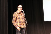 Harrera beroa egin diote eibartarrek 31. San Andres Bertso Jaialdian aritu den boskoteari Harrera beroa egin diote eibartarrek 31. San Andres Bertso Jaialdian aritu den boskoteari