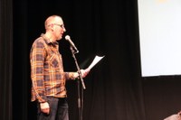 Harrera beroa egin diote eibartarrek 31. San Andres Bertso Jaialdian aritu den boskoteari Harrera beroa egin diote eibartarrek 31. San Andres Bertso Jaialdian aritu den boskoteari