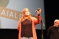 Harrera beroa egin diote eibartarrek 31. San Andres Bertso Jaialdian aritu den boskoteari Harrera beroa egin diote eibartarrek 31. San Andres Bertso Jaialdian aritu den boskoteari