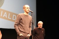 Harrera beroa egin diote eibartarrek 31. San Andres Bertso Jaialdian aritu den boskoteari Harrera beroa egin diote eibartarrek 31. San Andres Bertso Jaialdian aritu den boskoteari