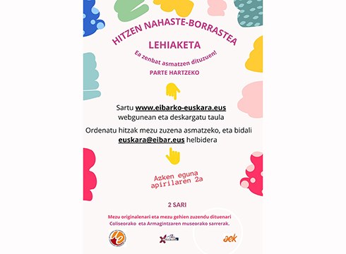 Hasi da "Hitzen nahaste-borrastea" lehiaketaren bigarren fasea