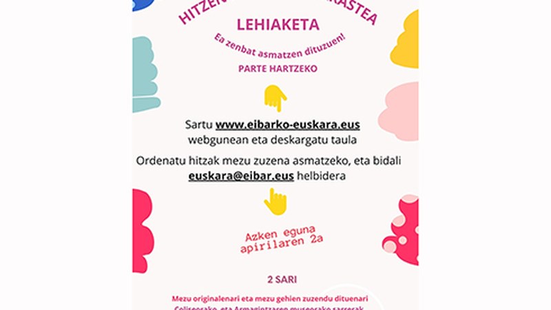 Hasi da "Hitzen nahaste-borrastea" lehiaketaren bigarren fasea