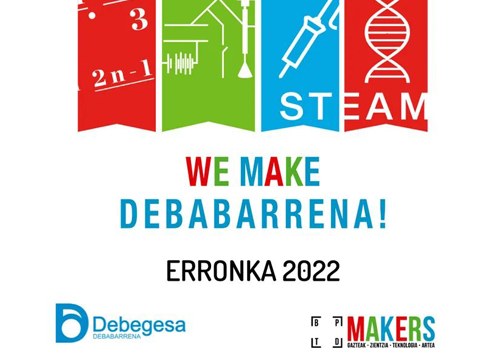Hasi da We Make Debabarrena! STEAM Erronka, eskualdeko ikastetxeetatik aurkeztu diren 18 eperimenturekin