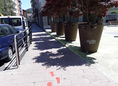 Hasi dira herria oinezkoentzat egokitzeko aldaketak egiten